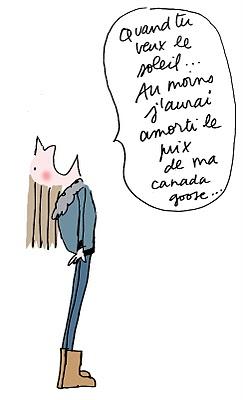 Où l'on aimerait bien faire bronzer ses jambes quand même