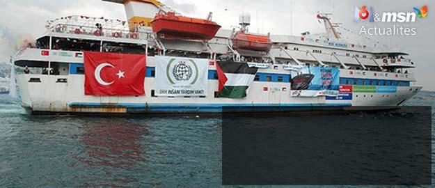 Plus de 10 morts dans l'assaut des bateaux en direction de Gaza ©  AFP