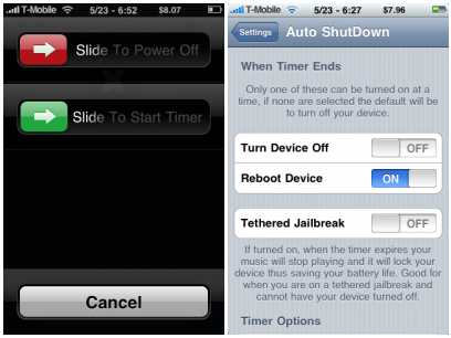 Auto Shutdown : Compte à rebours pour éteindre l’iPhone