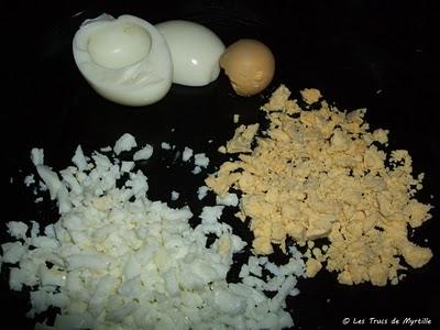 Asperges, sauce vinaigrette aux oeufs