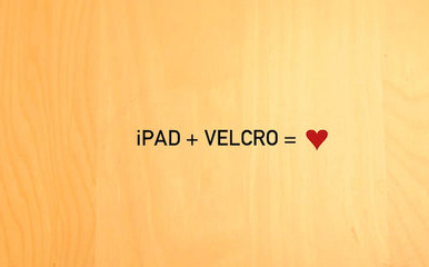 ipad  Ipad + Velcro   Vidéo de Jesse Rosten