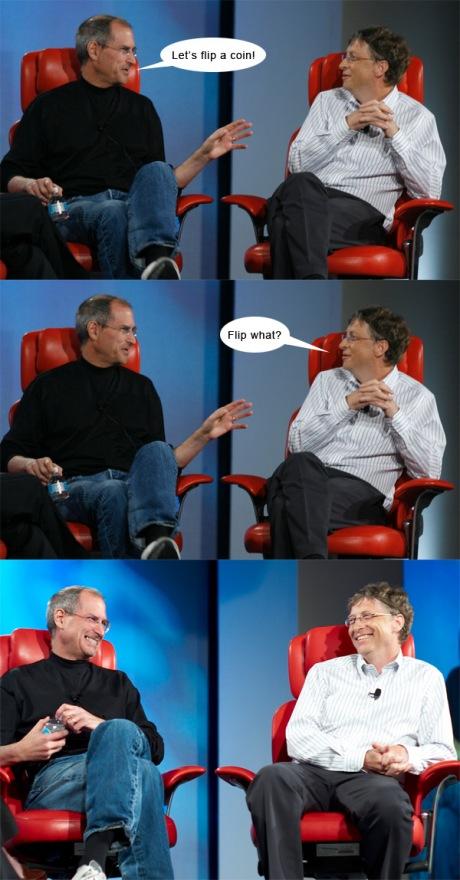 STEVE JOBS VS BILL GATES