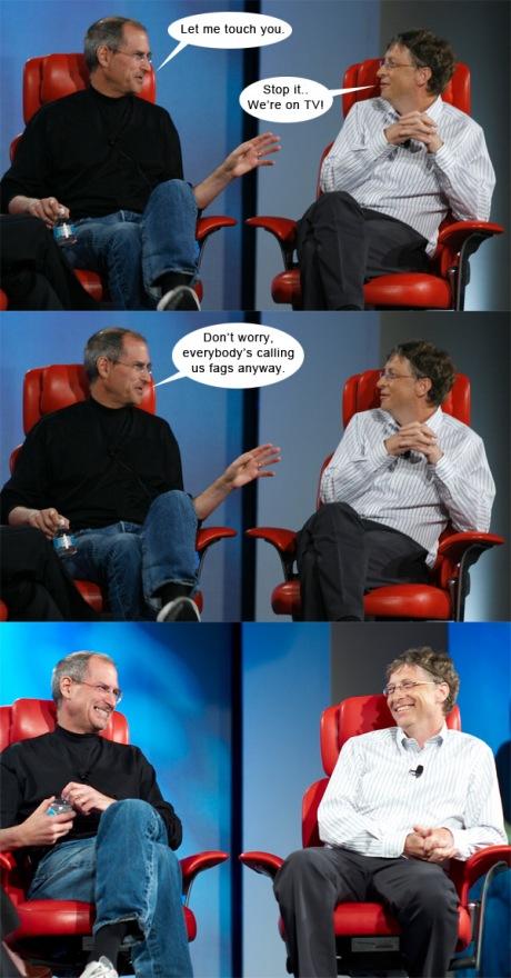 STEVE JOBS VS BILL GATES