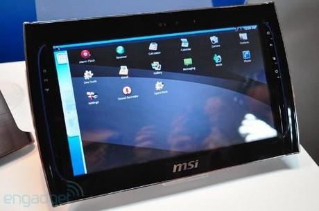 MSI Windpad avec Android et un Nvidia Tegra 2