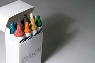 Des crayons de couleurs comestibles