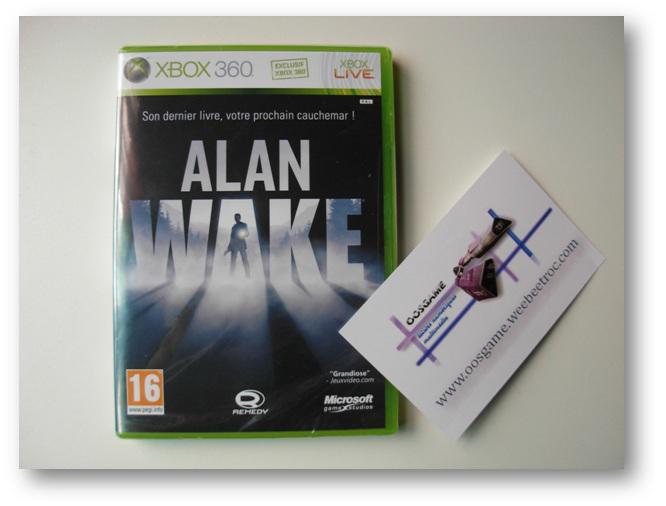 alanwake jaquette [déballage] Alan Wake : Grandiose (par Tom)