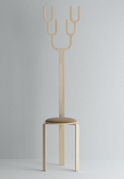 Tabouret à cornes par Jiyoun Kim, blog-espritdesign.com