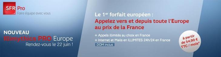 Les appels vers et depuis l’Europe au prix de la France...