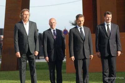 NICOLAS SARKOZY ACCUEILLE LE 25e SOMMET AFRIQUE - FRANCE A NICE