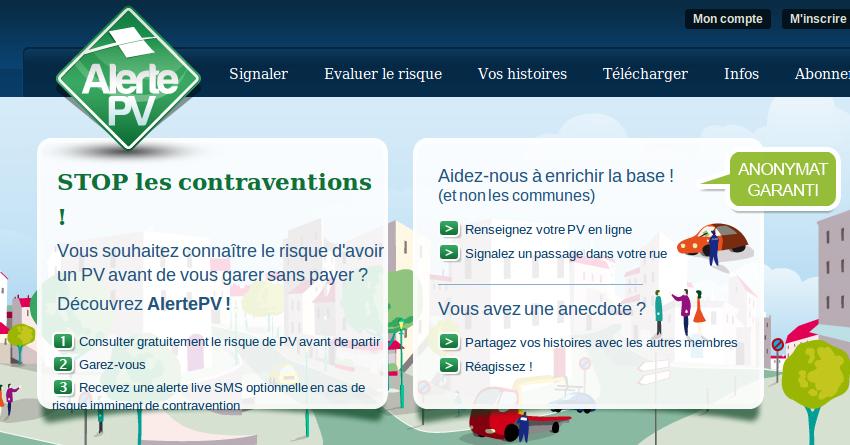 Evitez les PV avec AlertePV.com