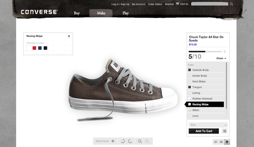 site custom converse