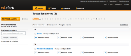 alertiAlertes Alerti, un service collaboratif de gestion de l’e-réputation
