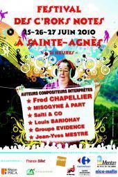 Le Festival des C’ROKS NOTES fidèle à Sainte Agnès (25, 26 & 27 juin - 21 heures)