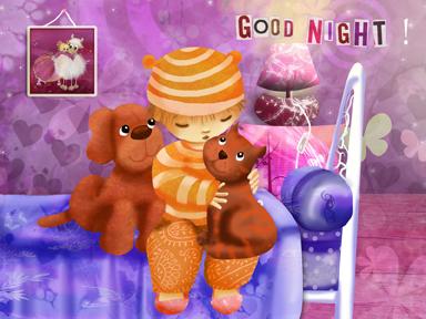Illustration jeunesse « good night »