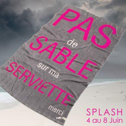 splash Prochaines ventes direct-d-sign.com : Les luminaires ONE FOOT TALLER et les serviettes SPLASH