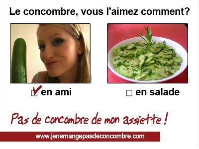 Les Avantages du Concombre!!