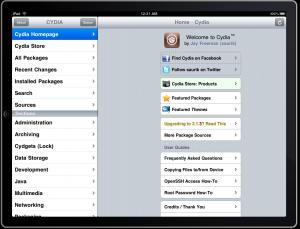 Liste des applications jailbreak compatibles iPad