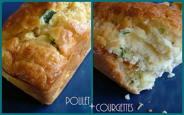 cake poulet courgettes