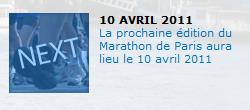 Marathon et Semi de Paris Edition 2011