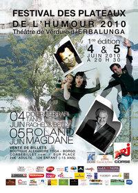 Le Festival des plateaux de l'humour 2010 à Erbalunga-Brando se clôture ce soir
