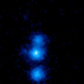 Matière au tour du trou noir supermassif de M 31