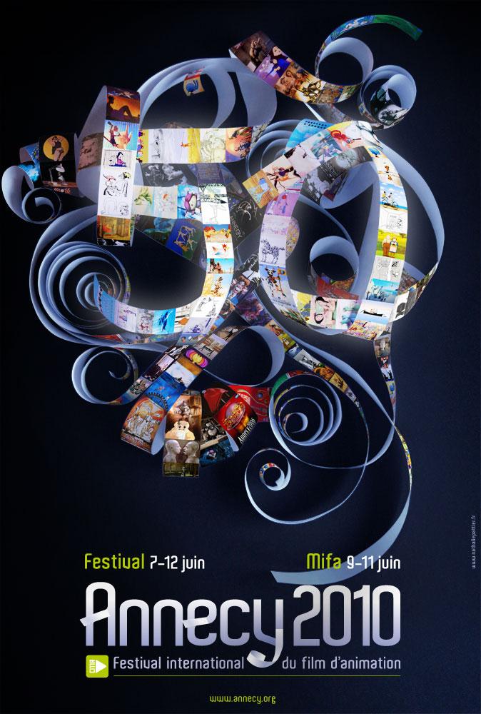 Affiche festival d'animation d'Annecy 2010