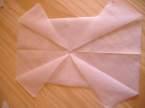etapes_pliage_serviette_papillon_04 vidéo :Pliage de serviette en papillon