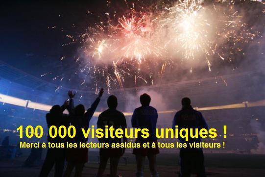 100 000 visiteurs !
