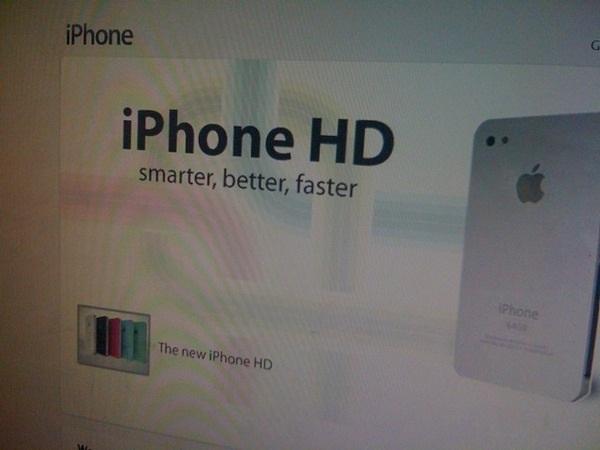 iPhone 4ème génération – iPhone HD « Smarter, Better, Faster »