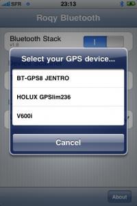GPS sur Ipod / Iphone avec récepteur externe