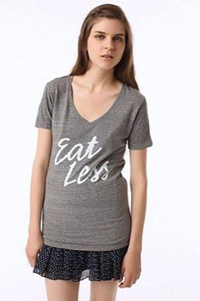 EAT LESS : Le tee-shirt qui fait scandale !