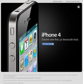 Apple lance son nouvel iPhone 4
