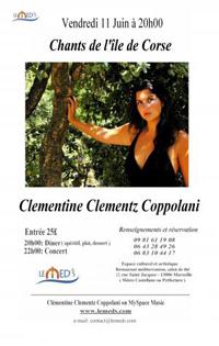 Concert de Clementine Clementz Coppolani au Med's à Marseille ce vendredi soir à 20h