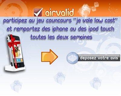 Jeu Concours 'Je vole low cost'