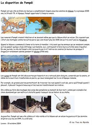 Mon 1er exposé - La disparition de Pompéi