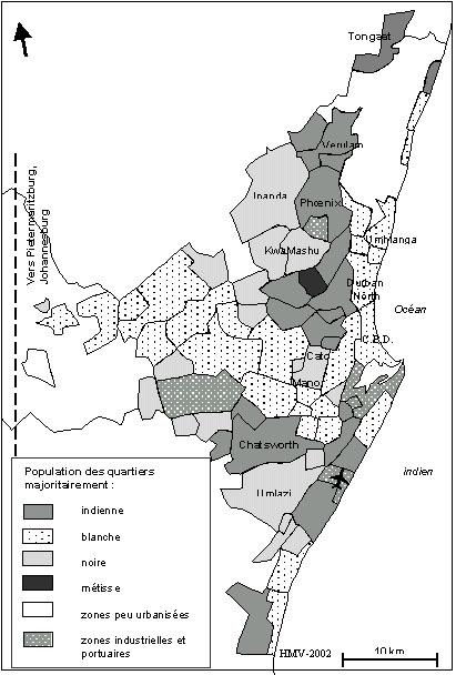 La ségrégation urbaine en Afrique du Sud
