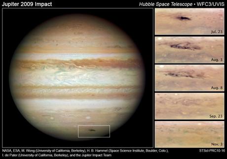 Impact sur Jupiter