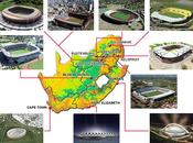 différents stades Coupe Monde 2010 Afrique