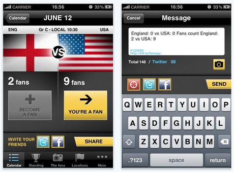 Fan de Soccer 2010, pour suivre la coupe du monde sur iPhone...