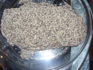 Magret séché au poivre....