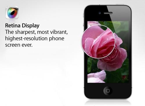 iPhone 4 : La qualité de l’écran Retina