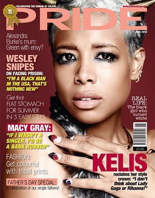 Kelis en couverture de Pride et dans le Elle US