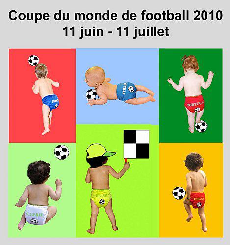 couches lavable Lyllou special coupe du monde de foot