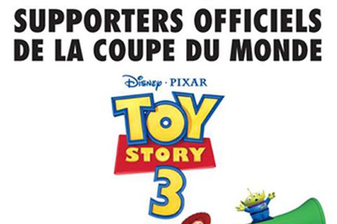 Toy Story 3 ... souhaite bonne chance à l'équipe de France pour la Coupe du Monde