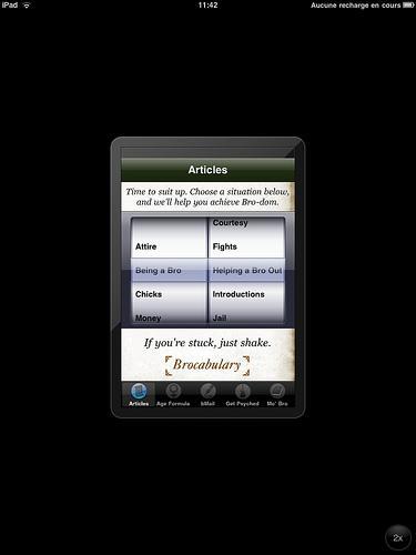 Application iPhone sur iPad Application iPhone sur iPad
