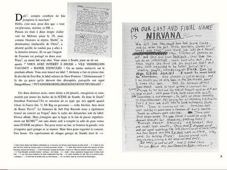Journal intime de Kurt Cobain sur iPad