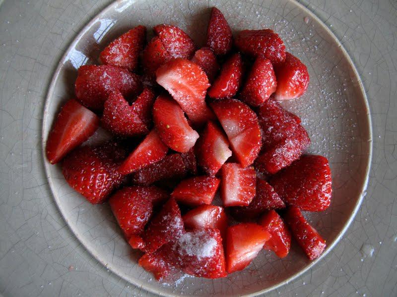 Tartelettes fraises-rhubarbes