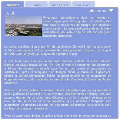 MARSEILLE , Vedette de C DANS L'AIR