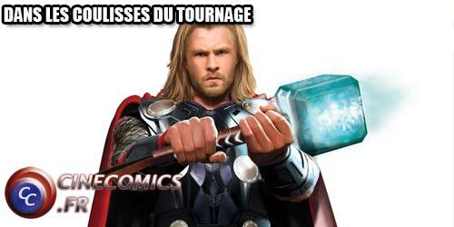coulisses tournage thor