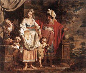Abraham banissant Ismaël et sa mère Agar